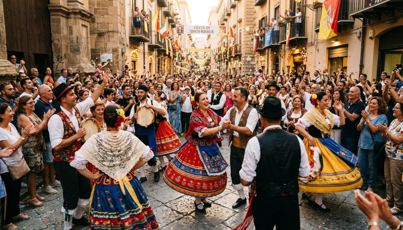 Explorer les fêtes culturelles et le climat saisonnier à Palerme